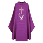 2170  Purple Gothic Chasuble