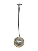 Early George III Sterling Silver Onslow Pattern Soup Ladle, Circa 1765