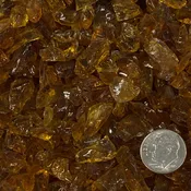 Glass Chips - Amber