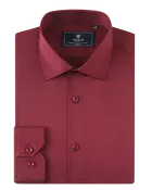 Perfect Dress Shirt (BURGUNDY)
