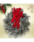 26” FOREST PINE PINECONE WREATH