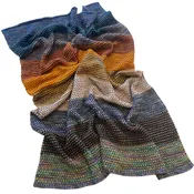 beWoolen 10 Color Rios Slip Stitch Blanket Kit
