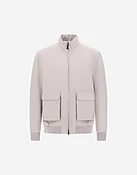 BOMBER IN 3 LAYERS WOOL STORM