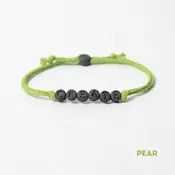 Incognito Friendship Bracelets with Clay Beads on Fine Weave