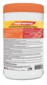 2XL 2XL-447 Sanitizing Wipes, Canister, Ready to Use, Wipe, Quat, 10 in x 6 in Sheet Size, Fresh, 6 PK
