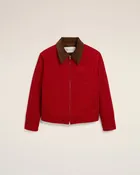 Blouson rouge en coton Ami de Coeur