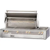 Alfresco ALXE 56″ Built-In LP Deluxe Grill With Rotisserie & Side Burner