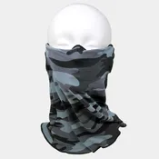 Camouflage Print Seamless Face Tube Mask