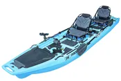 13.8ft  Rocket Propeller Drive Tandem & Solo Modular Fishing Kayak | Propeller Drive | 550lbs Capacity | 3 Piece