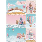 Candy Christmas Rice Paper