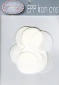 1.5" Circles EPP Iron ons by Hugs 'n Kisses