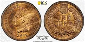 1871 1C PCGS MS65RB - Liberty Coins of Richmond, Virginia