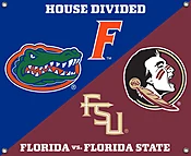 FLORIDA - FLORIDA STATE HOUSE DIVIDED SPIRIT BANNER-36"X 43" -  5004FL-FSU