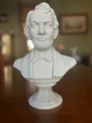 Abraham Lincoln Bust Marble Sculpture