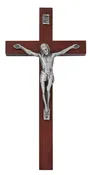10 In Cherry Stain Crucifix - Made in USA (81-80)