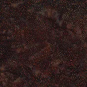 Hoffman Fabrics - Coffee Shoppe Batiks - 2026-2027 Hoffman Challenge - Dots Allover Watercolor - Brown - Yardage