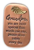 Angel Wing Visor Clip – “Grandpa”
