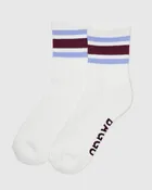 Baggu Ribbed Sock - Ivory Stripe