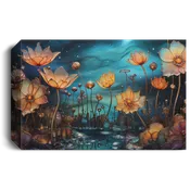 Flowers in Pond