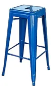 Buffalo Tools AmeriHome Loft Metal Bar Stool - Blue