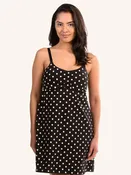 Maternity to Nursing Dress with Built-In Nursing Bra