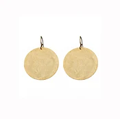 1" Disc Earrings