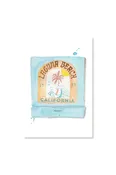 5" X 7" Watercolor Souvenir Matchbook Prints - California Collection