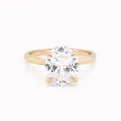 Alice 3.01ct Lab-Grown Oval Diamond Engagement Ring