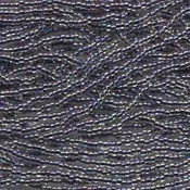 Czech Black-Lined Crystal AB 58549 Seed Bead