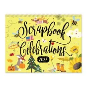 2027 Celebrations Scrapbooking Wall Calendar
