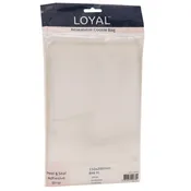 0.35 Mil Polypropylene Self-Sealing Cookie Bag - 8" x 6" 100 pack