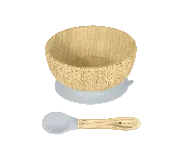 Octopod® Bamboo Baby Suction Bowl