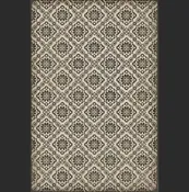 Vintage Vinyl Floorcloth | Williamsburg - Bookbinder - Davis | 20x30