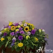 Last Walk in the Garden Casket Spray