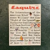 Esquire: February 1962. Includes the pre-publication working script of Night of the Iguana. — Downtown Books & News