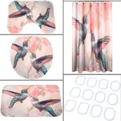16-Pc Hummingbird Bath Set