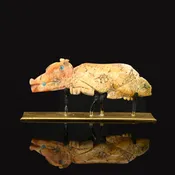 A Colima Spondylus Shell Crocodile Amulet<br><em>Early Classic Period, ca. 200 BCE - 200 CE</em>