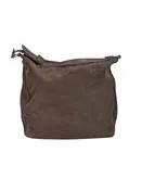 1 Atelier - Grey Suede Hobo Bag