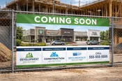 120" x 48" Construction Banner — Creative Interior Imagery