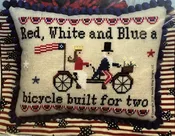 Bicycle Built For 2 by Needle Bling Designs