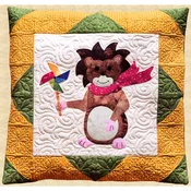 Happy Breeze - A HedgeHUGS Pillow PPP-084e - Downloadable Pattern