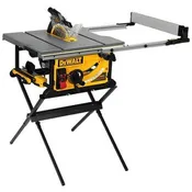 10 in. Job Site Table Saw with 32-1/2 in. Rip Capacity and Rolling Stand