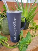 20 Oz Soft Touch Stainless Steel Roadie Tumbler with Straw