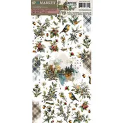 Campfire Memories Collection - 6 x12 Blendable Rub-On Transfer Set by 49 and Market