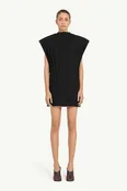 Wool blend mini dress