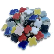 1/2" Mixed Flower Tiles