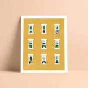 Dogs In Windows Print
