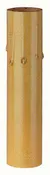 4 in. Fiber Drip Cardboard Antique Cream- Candle Base