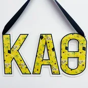 Acrylic Sorority Door Hanger