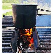 Vargo Titanium Hexagon Wood Stove — Cosmic Bikes